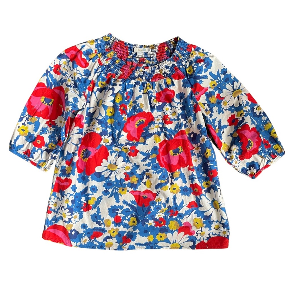 Boden Edie Off Shoulder Floral Top, Size 8 (US)